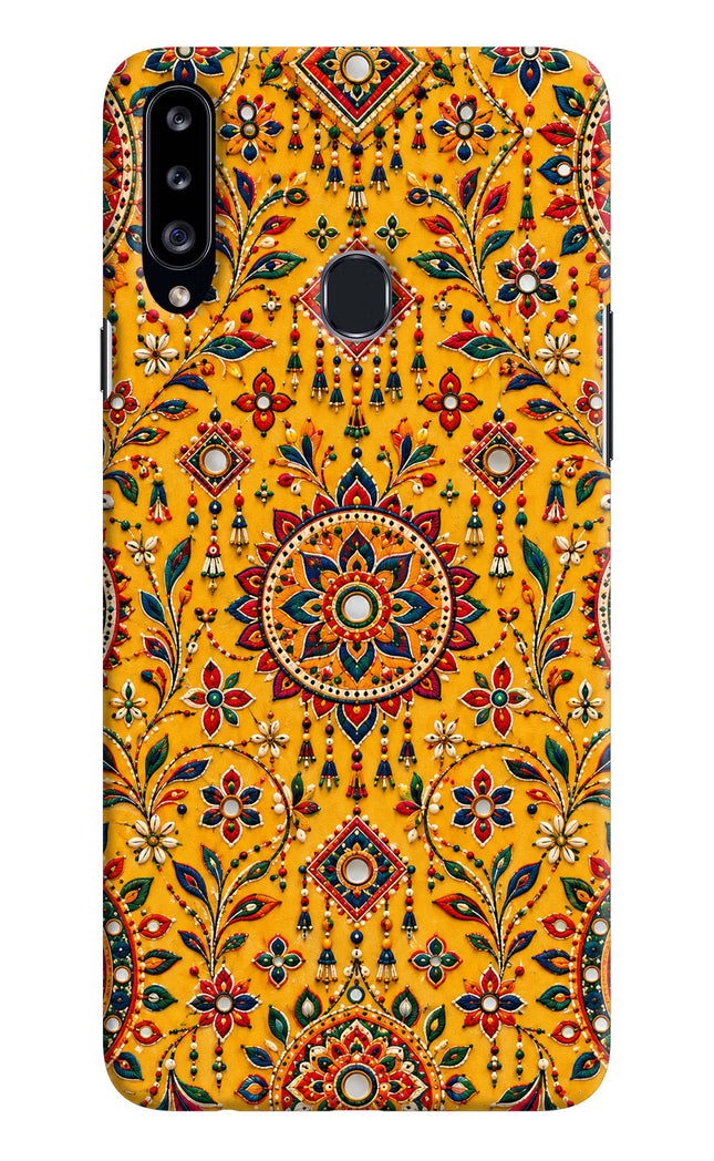 Sunlit Aura Samsung A20s Hard Case Back Cover by Casekaro