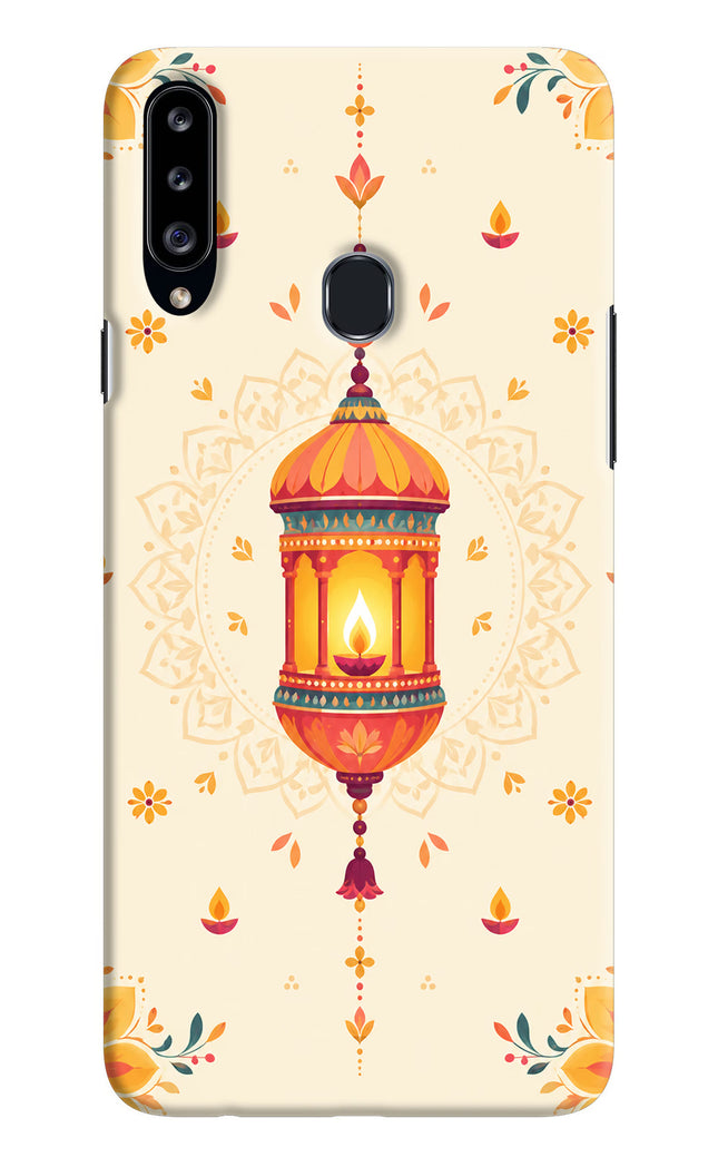 Golden Lantern Samsung A20s Hard Case Back Cover by Casekaro