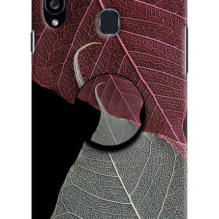 Leaf Pattern Samsung A20s Pop Case by Casekaro
