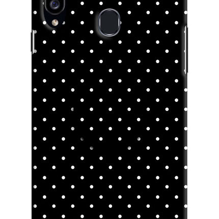 White Dots Samsung A20s Pop Case by Casekaro