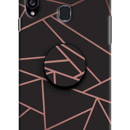 Geometric Pattern Samsung A20s Pop Case by Casekaro