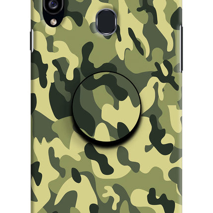 Camouflage Samsung A20s Pop Case by Casekaro