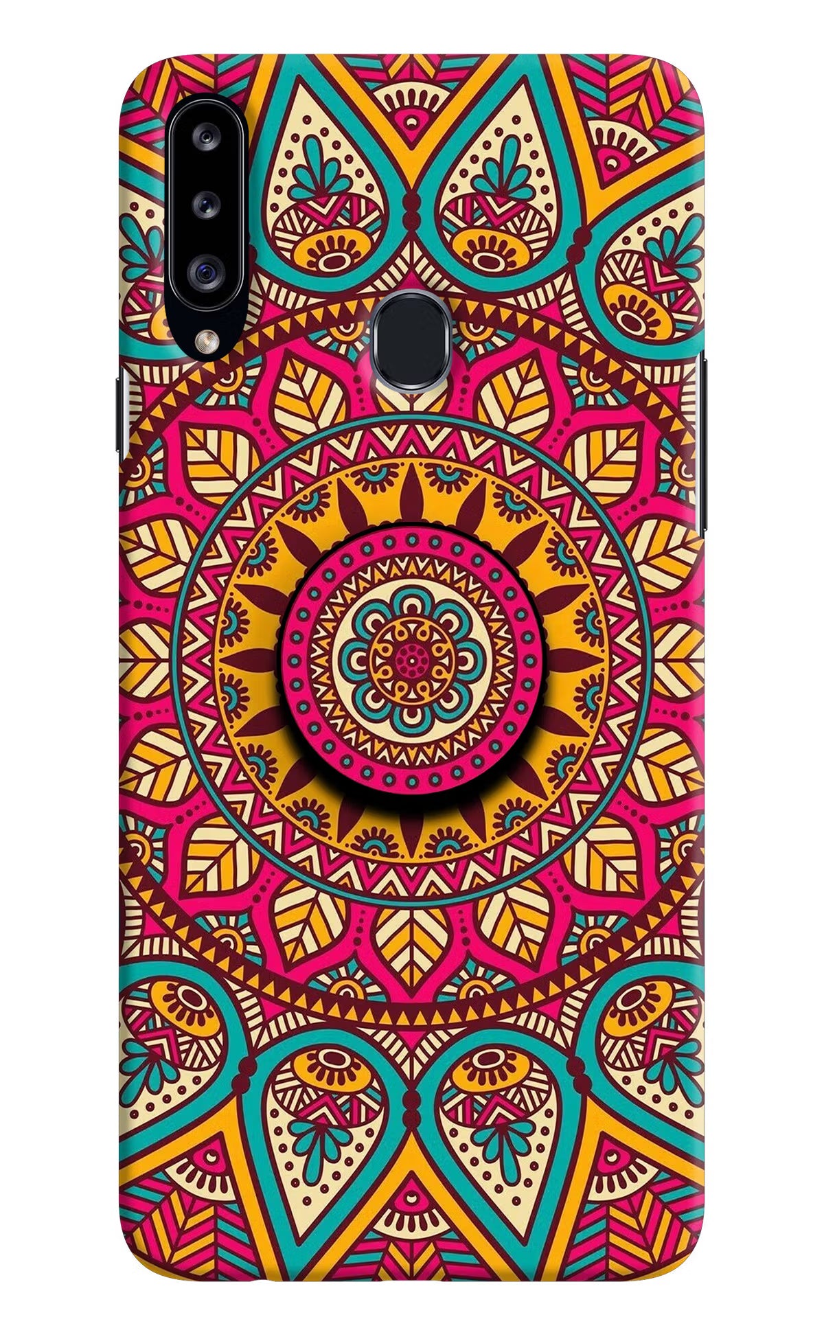 Mandala Samsung A20s Pop Case by Casekaro