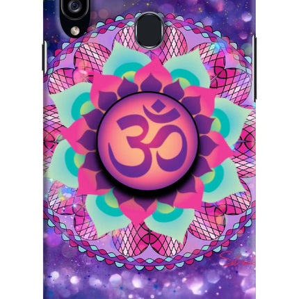 Om Purple Samsung A20s Pop Case by Casekaro