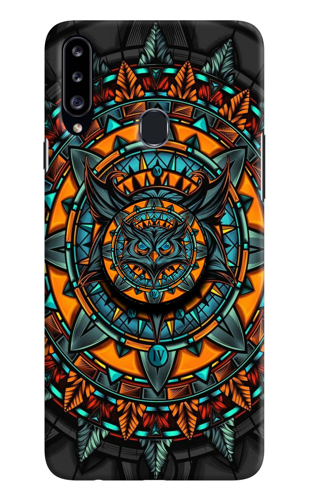 Angry Owl Samsung A20s Pop Case by Casekaro