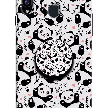 Cute Panda Samsung A20s Pop Case by Casekaro