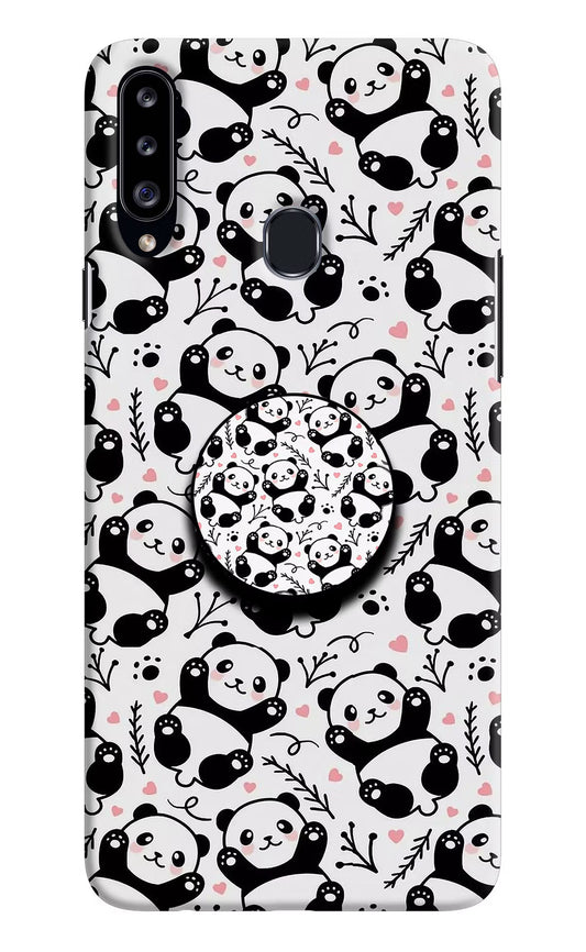 Cute Panda Samsung A20s Pop Case by Casekaro