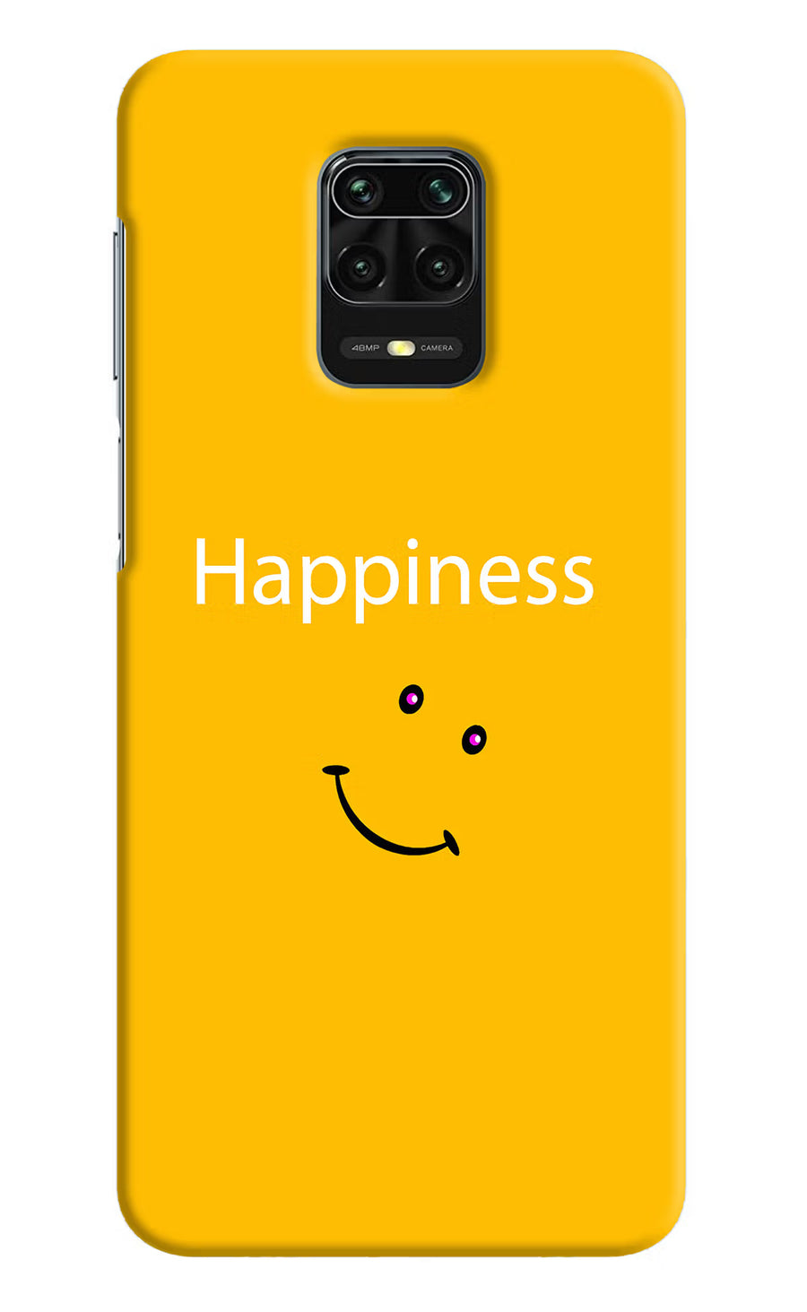 Happiness With Smiley Redmi Note 9 Pro/Pro Max Back Cover, Hard case