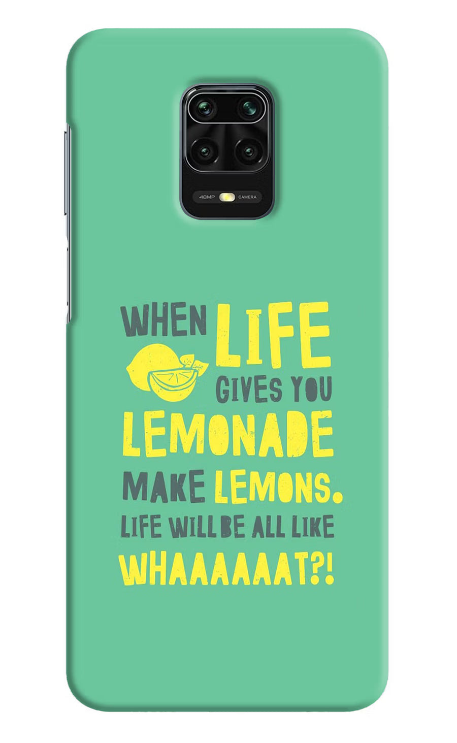 Quote Redmi Note 9 Pro/Pro Max Back Cover, Hard case