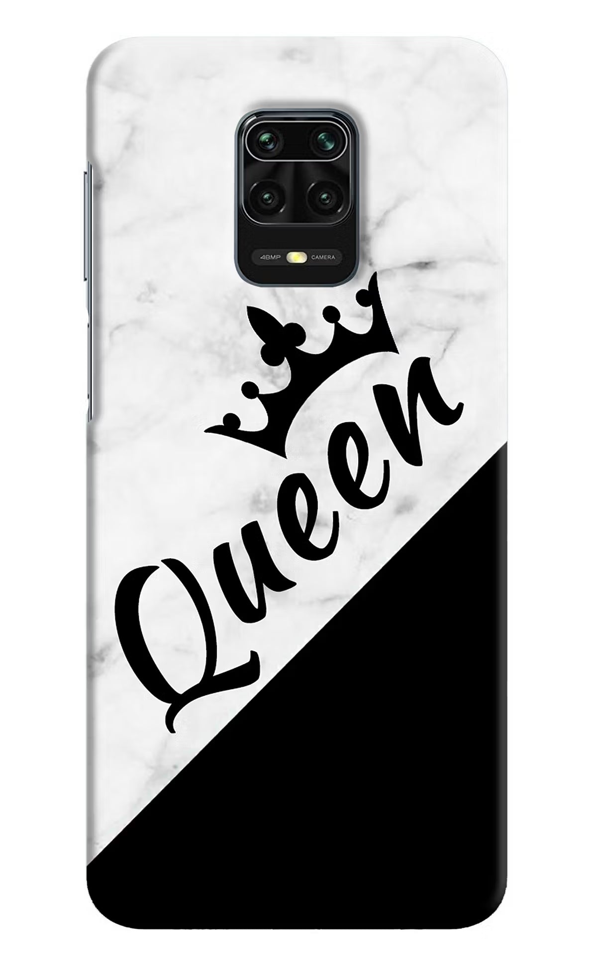 Queen Redmi Note 9 Pro/Pro Max Hard Case Back Cover by Casekaro