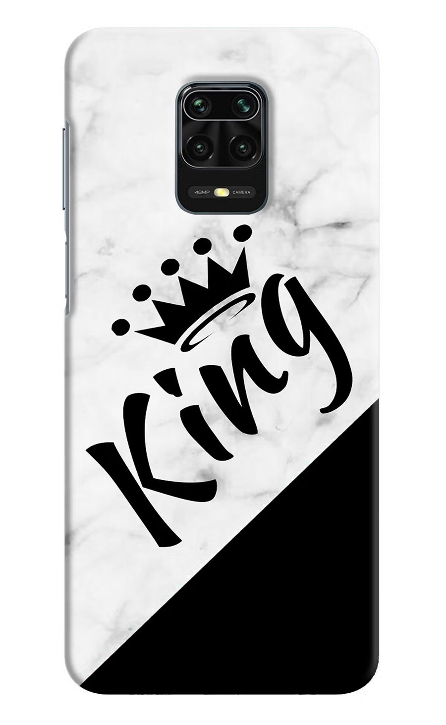 King Redmi Note 9 Pro/Pro Max Back Cover, Hard case