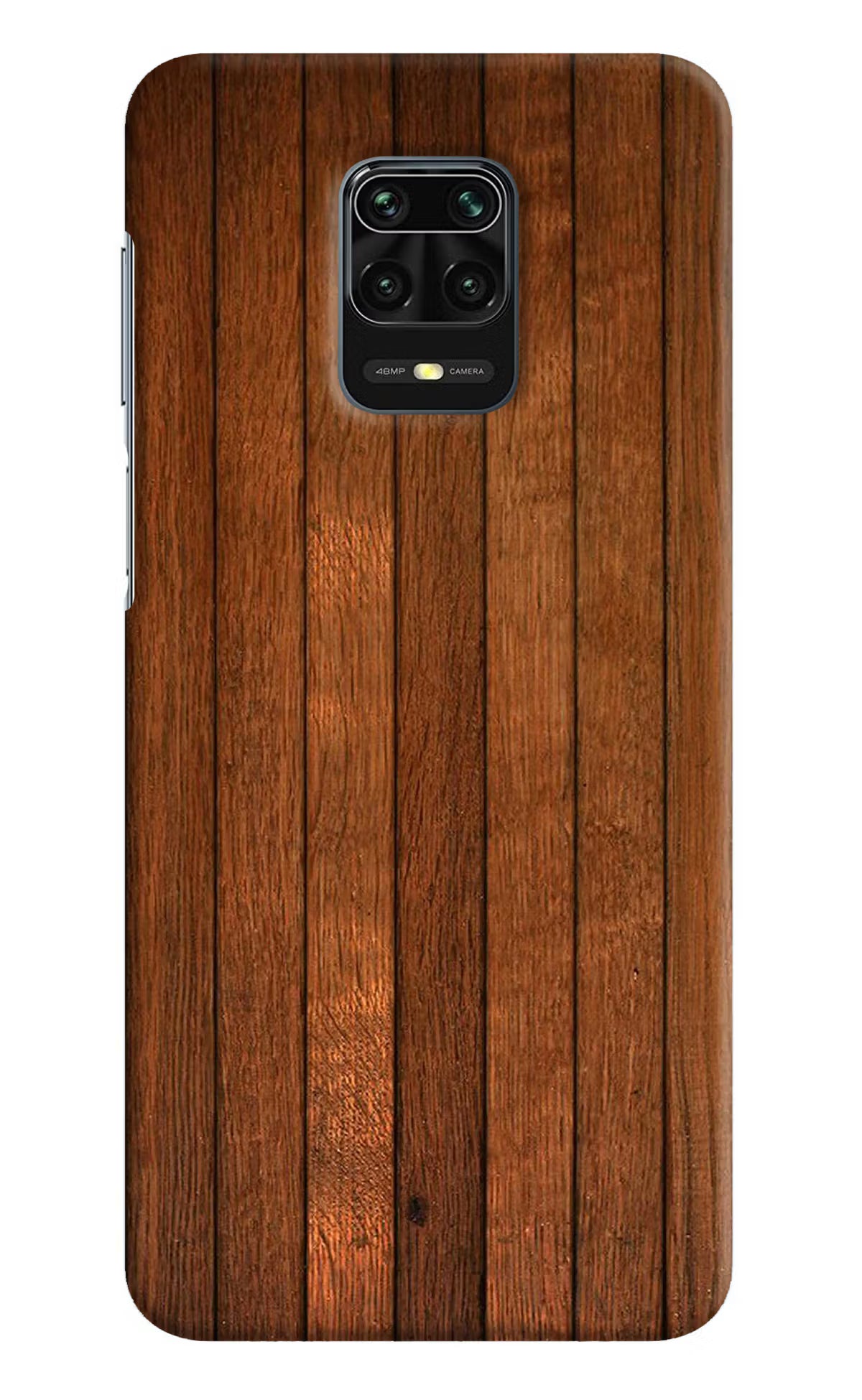 Wooden Artwork Bands Redmi Note 9 Pro/Pro Max Hard Case Back Cover by Casekaro