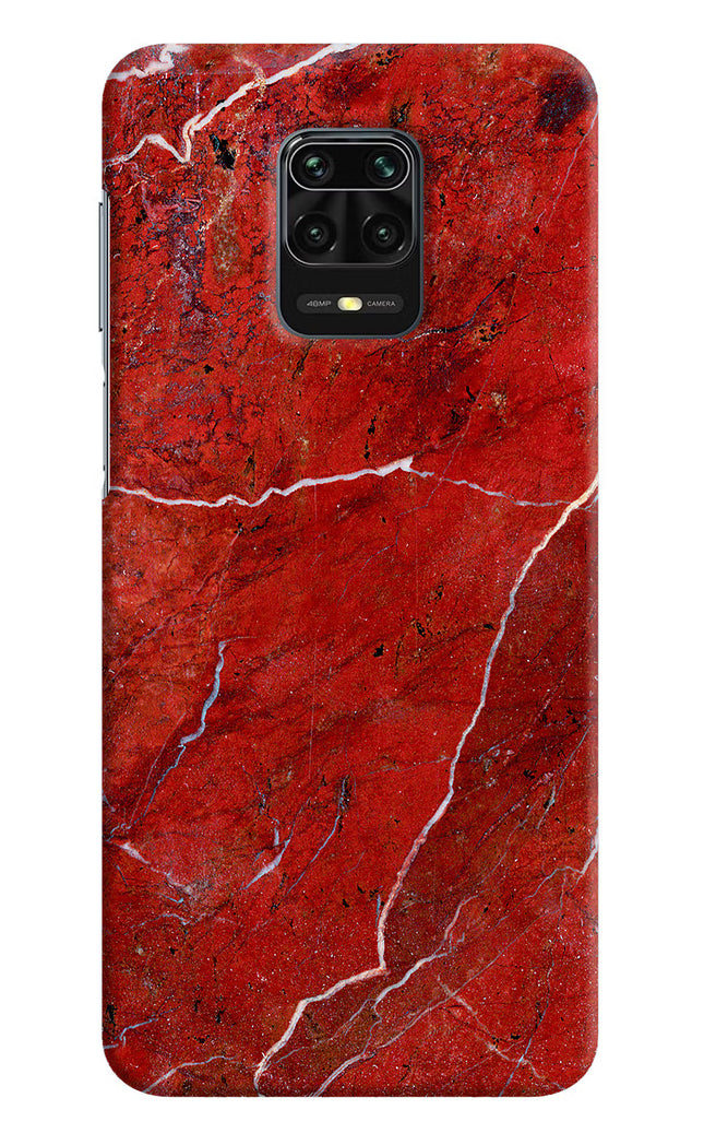 Red Marble Design Redmi Note 9 Pro/Pro Max Hard Case Back Cover by Casekaro