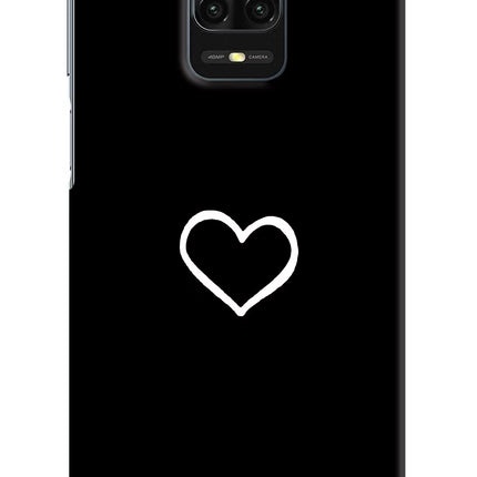 Heart Redmi Note 9 Pro/Pro Max Hard Case Back Cover by Casekaro