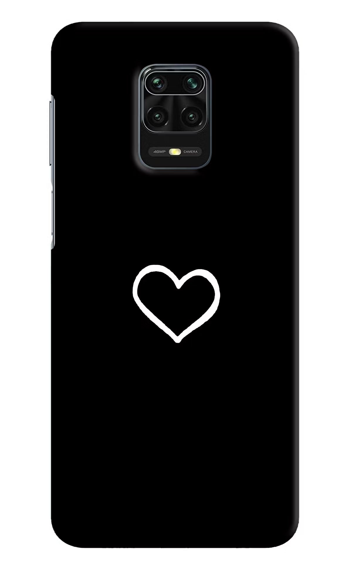 Heart Redmi Note 9 Pro/Pro Max Hard Case Back Cover by Casekaro