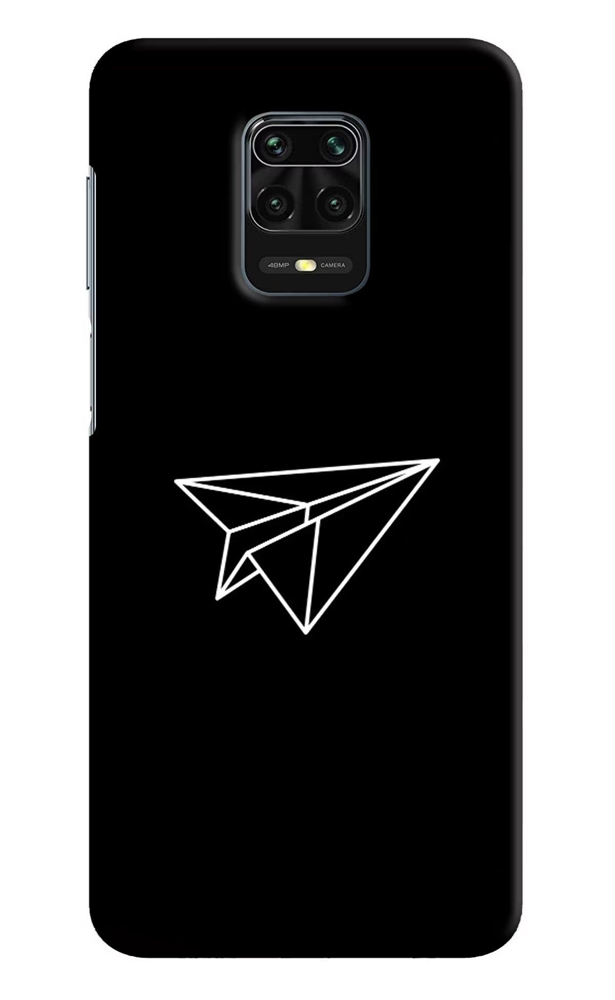 Paper Plane White Redmi Note 9 Pro/Pro Max Hard Case Back Cover by Casekaro