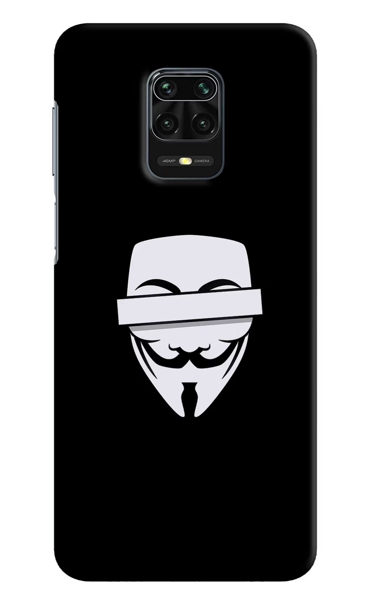 Anonymous Face Redmi Note 9 Pro/Pro Max Hard Case Back Cover by Casekaro