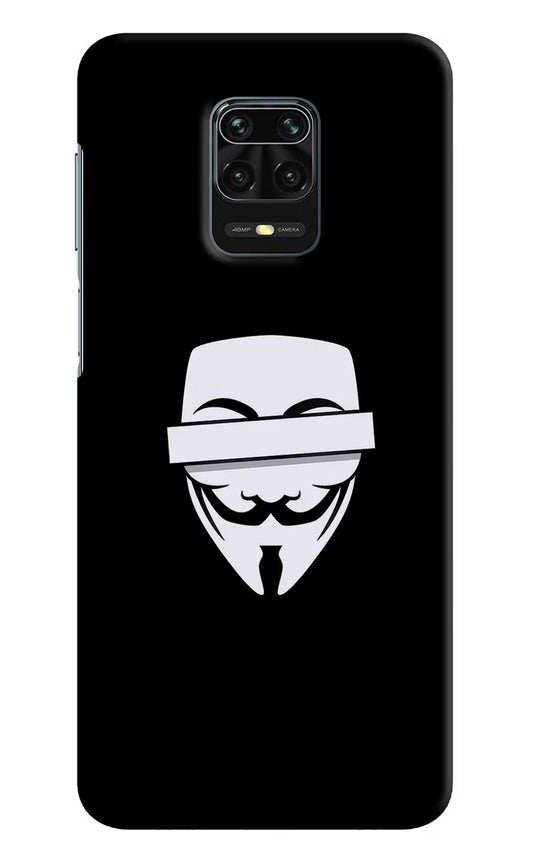Anonymous Face Redmi Note 9 Pro/Pro Max Hard Case Back Cover by Casekaro