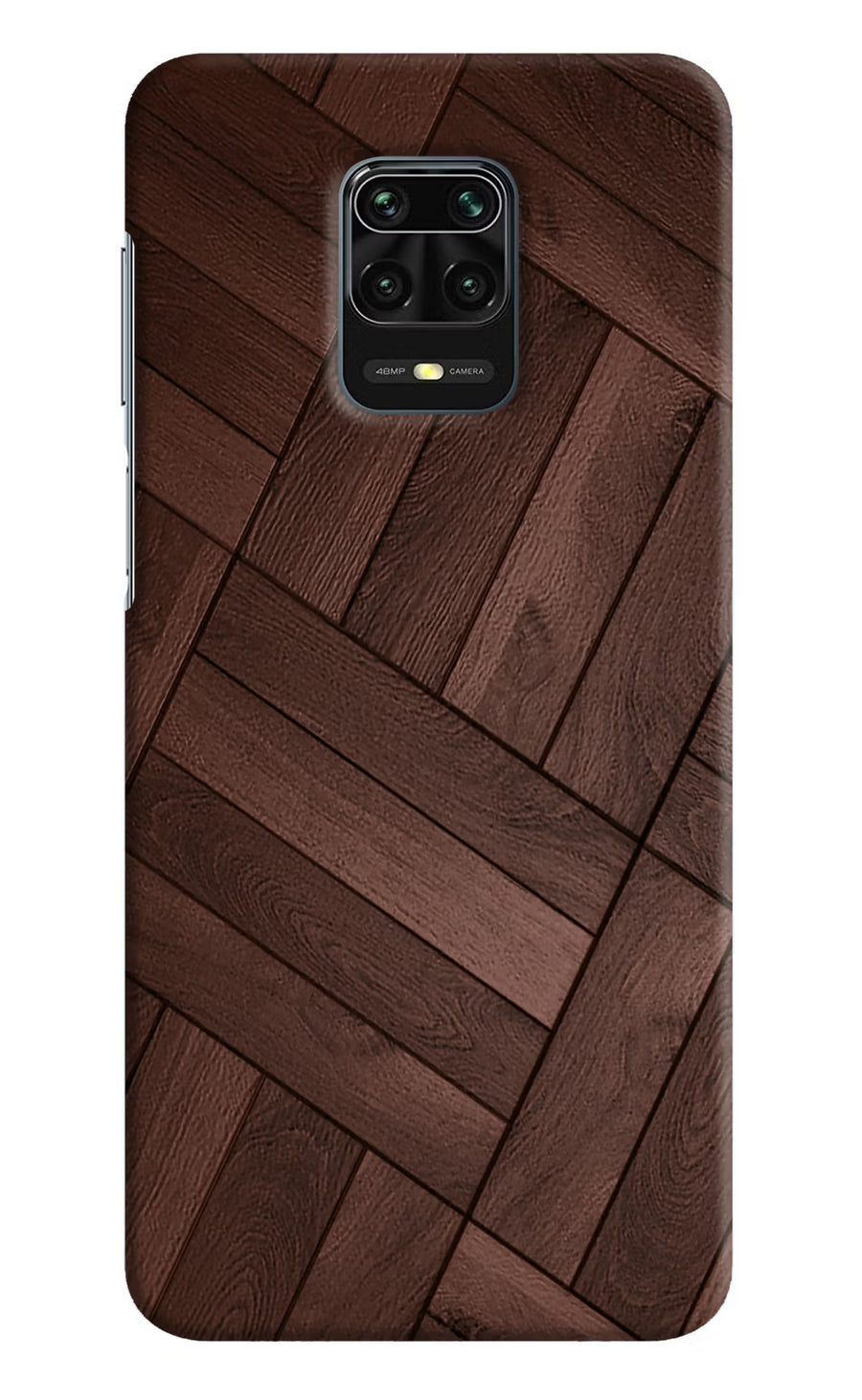 Wooden Texture Design Redmi Note 9 Pro/Pro Max Back Cover, Hard case