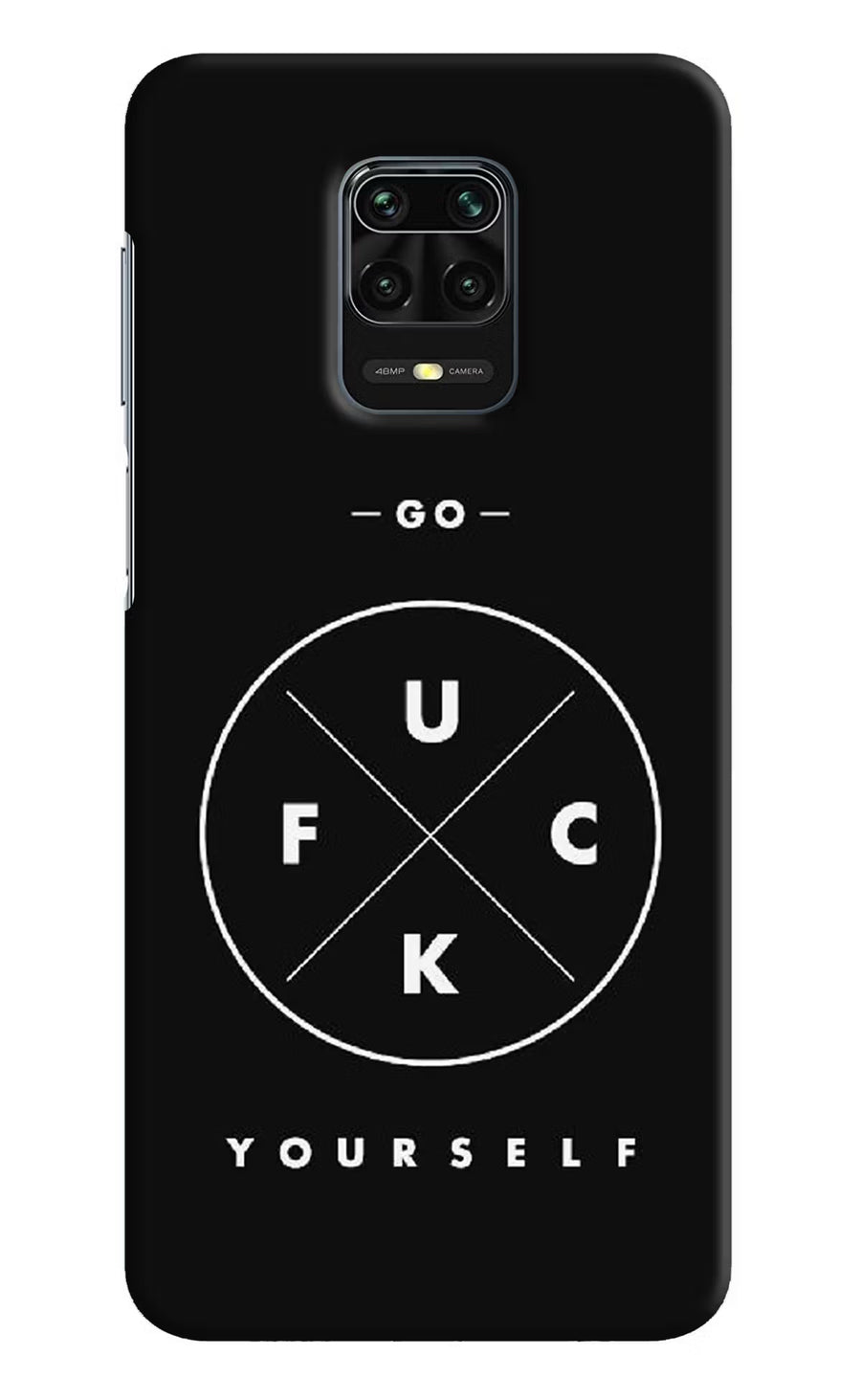 Go Fuck Yourself Redmi Note 9 Pro/Pro Max Back Cover, Hard case