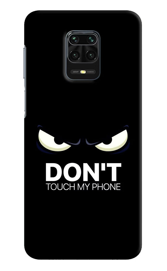 Don'T Touch My Phone Redmi Note 9 Pro/Pro Max Hard Case Back Cover by Casekaro