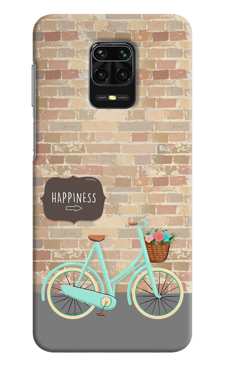 Happiness Artwork Redmi Note 9 Pro/Pro Max Back Cover, Hard case