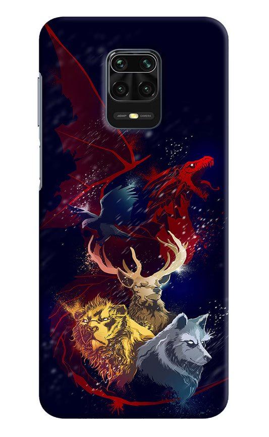Game Of Thrones Redmi Note 9 Pro/Pro Max Hard Case Back Cover by Casekaro