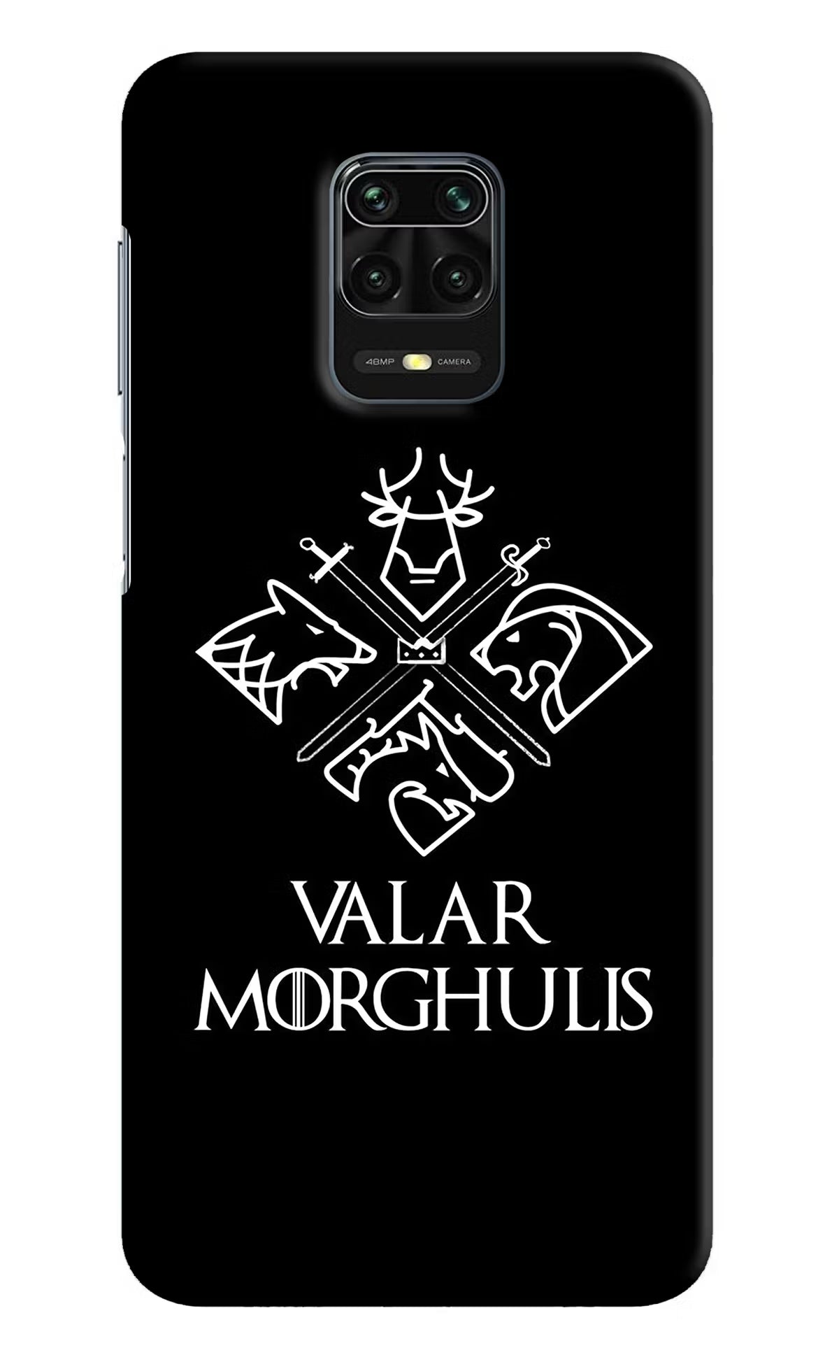 Valar Morghulis | Game Of Thrones Redmi Note 9 Pro/Pro Max Hard Case Back Cover by Casekaro