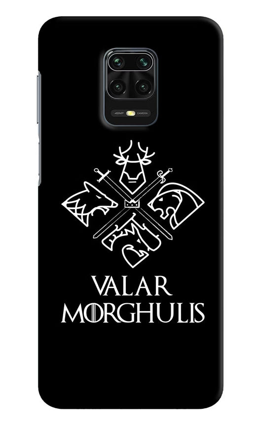 Valar Morghulis | Game Of Thrones Redmi Note 9 Pro/Pro Max Hard Case Back Cover by Casekaro