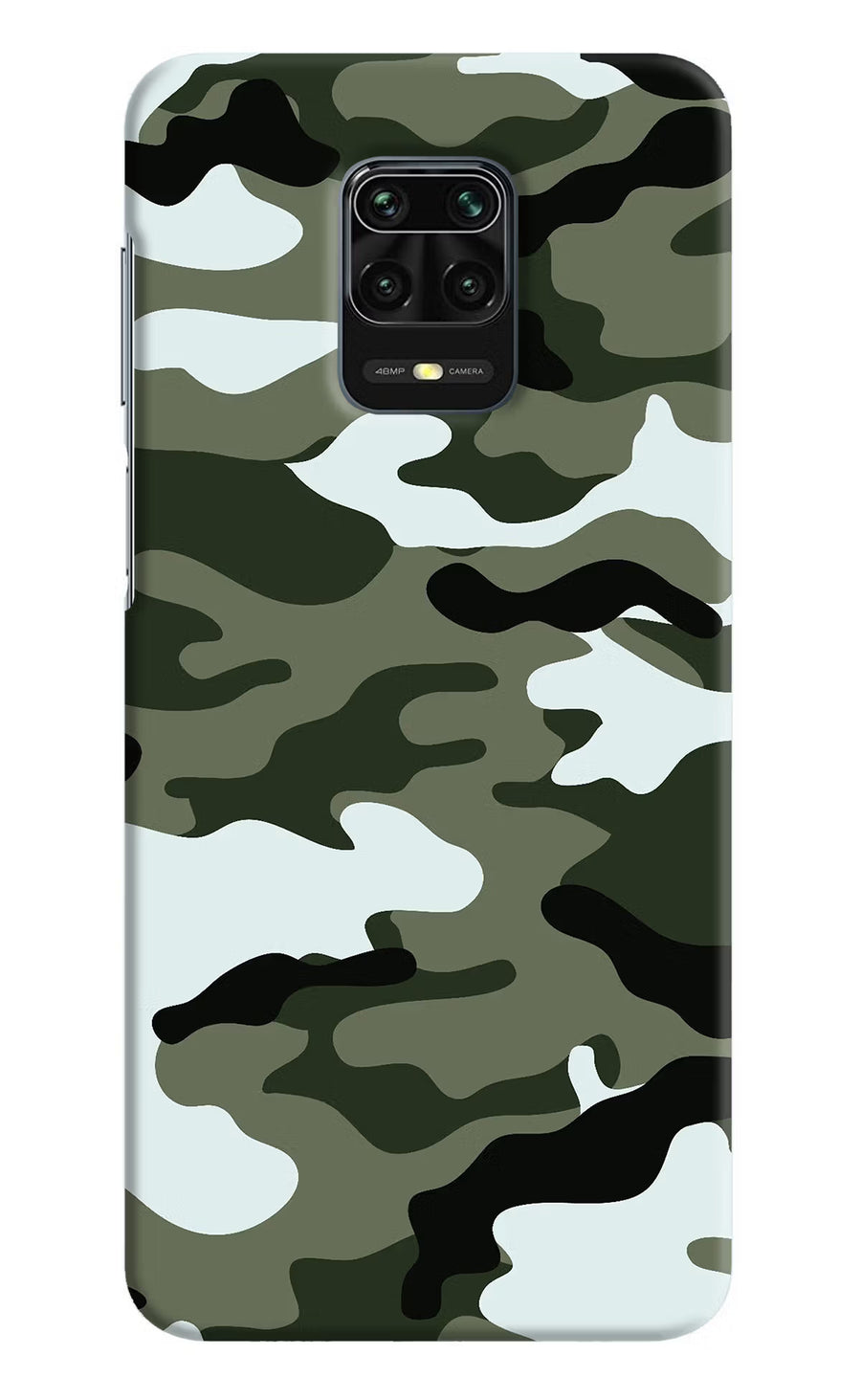 Camouflage Redmi Note 9 Pro/Pro Max Back Cover, Hard case