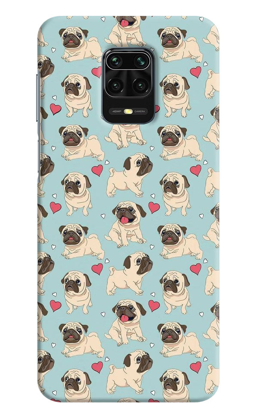 Pug Dog Redmi Note 9 Pro/Pro Max Back Cover, Hard case