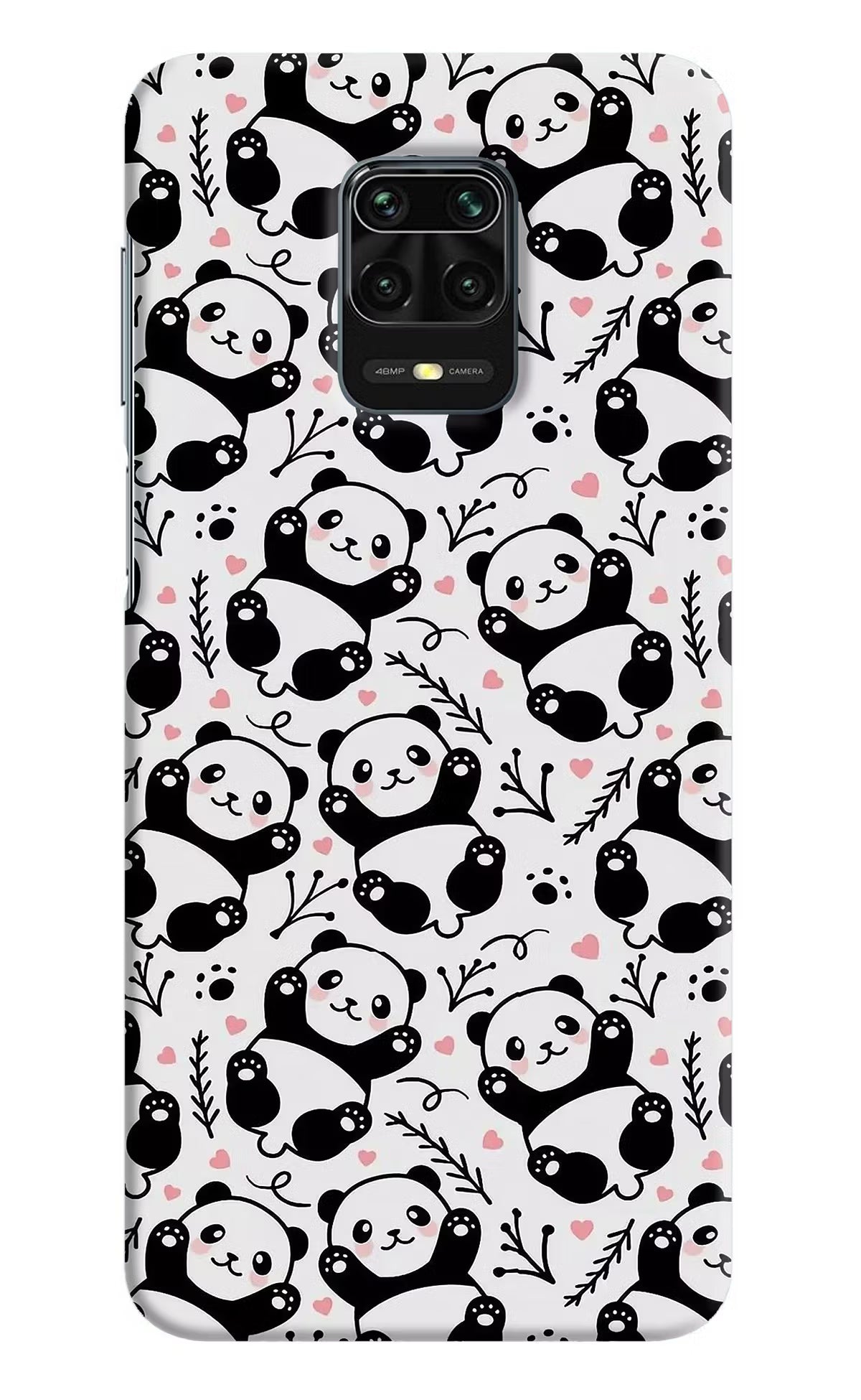 Cute Panda Redmi Note 9 Pro/Pro Max Hard Case Back Cover by Casekaro