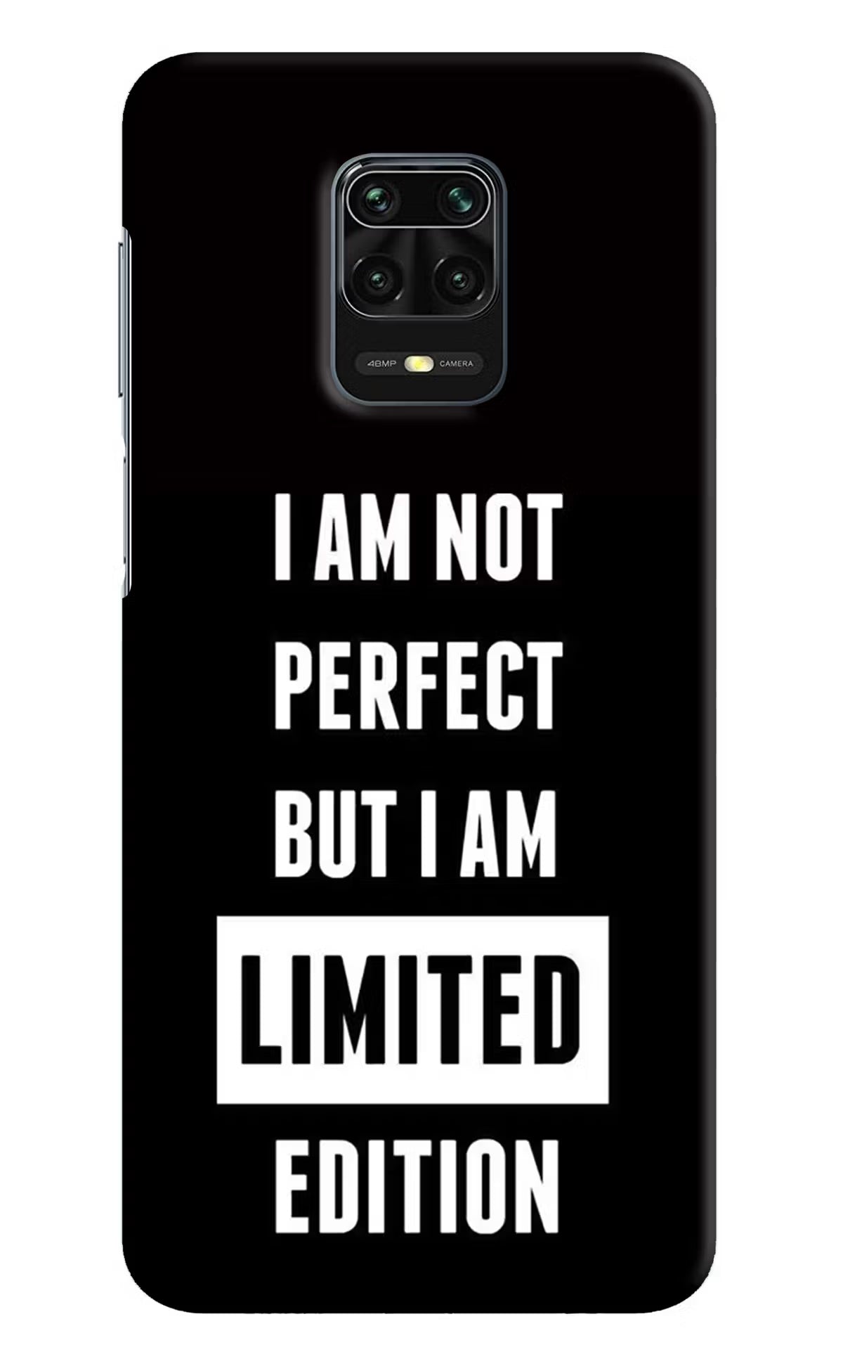 I Am Not Perfect But I Am Limited Edition Redmi Note 9 Pro/Pro Max Hard Case Back Cover by Casekaro