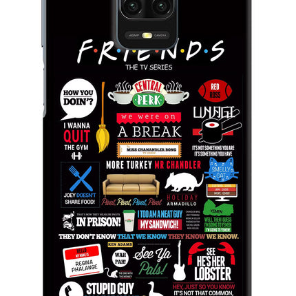FRIENDS Redmi Note 9 Pro/Pro Max Hard Case Back Cover by Casekaro
