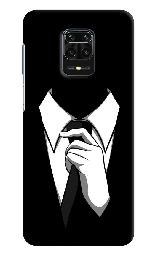 Black Tie Redmi Note 9 Pro/Pro Max Hard Case Back Cover by Casekaro