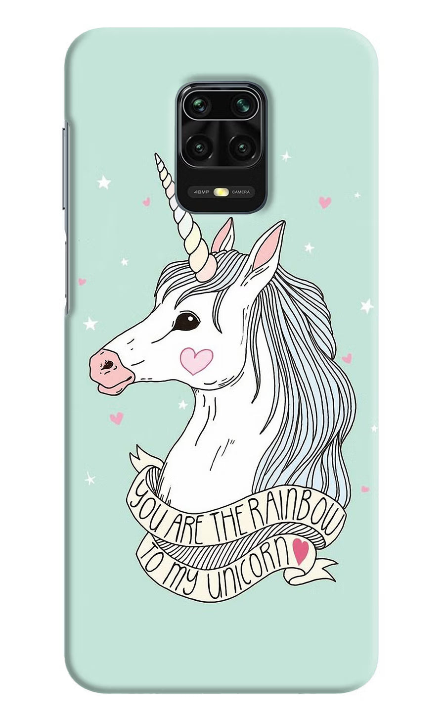 Unicorn Wallpaper Redmi Note 9 Pro/Pro Max Back Cover, Hard case