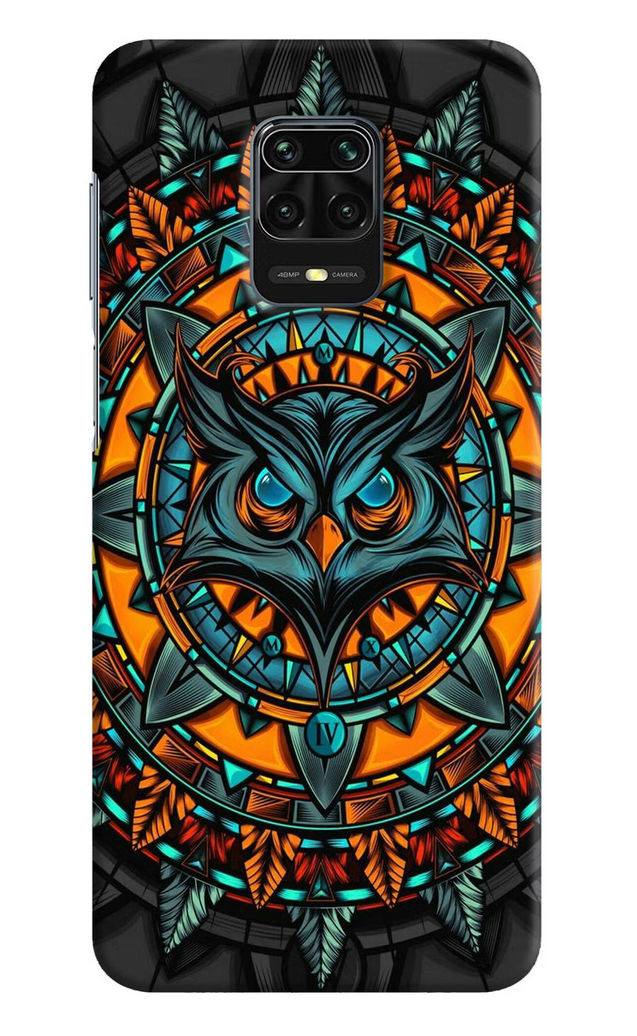 Angry Owl Art Redmi Note 9 Pro/Pro Max Back Cover, Hard case