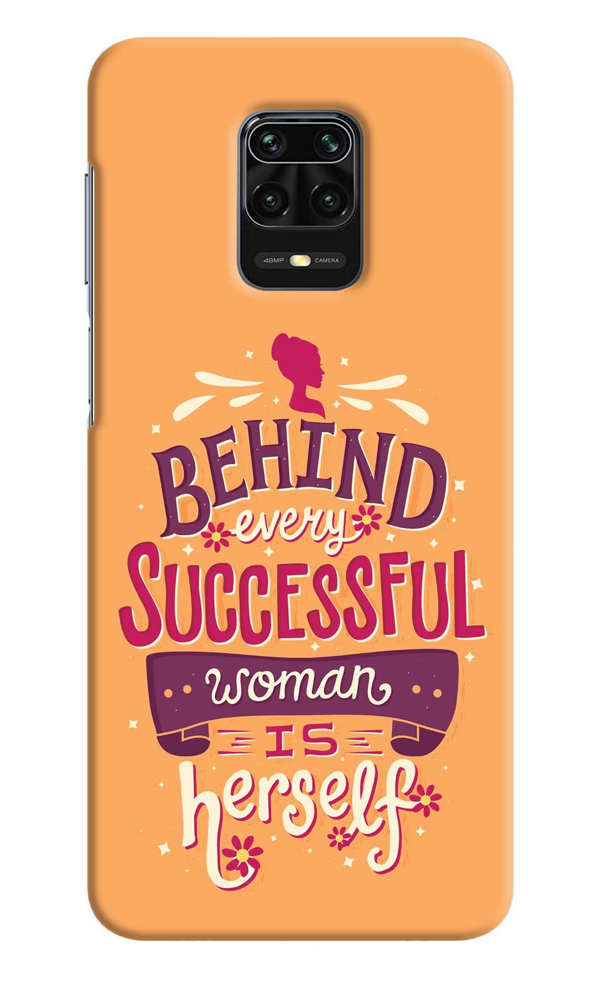Behind Every Successful Woman There Is Herself Redmi Note 9 Pro/Pro Max Hard Case Back Cover by Casekaro