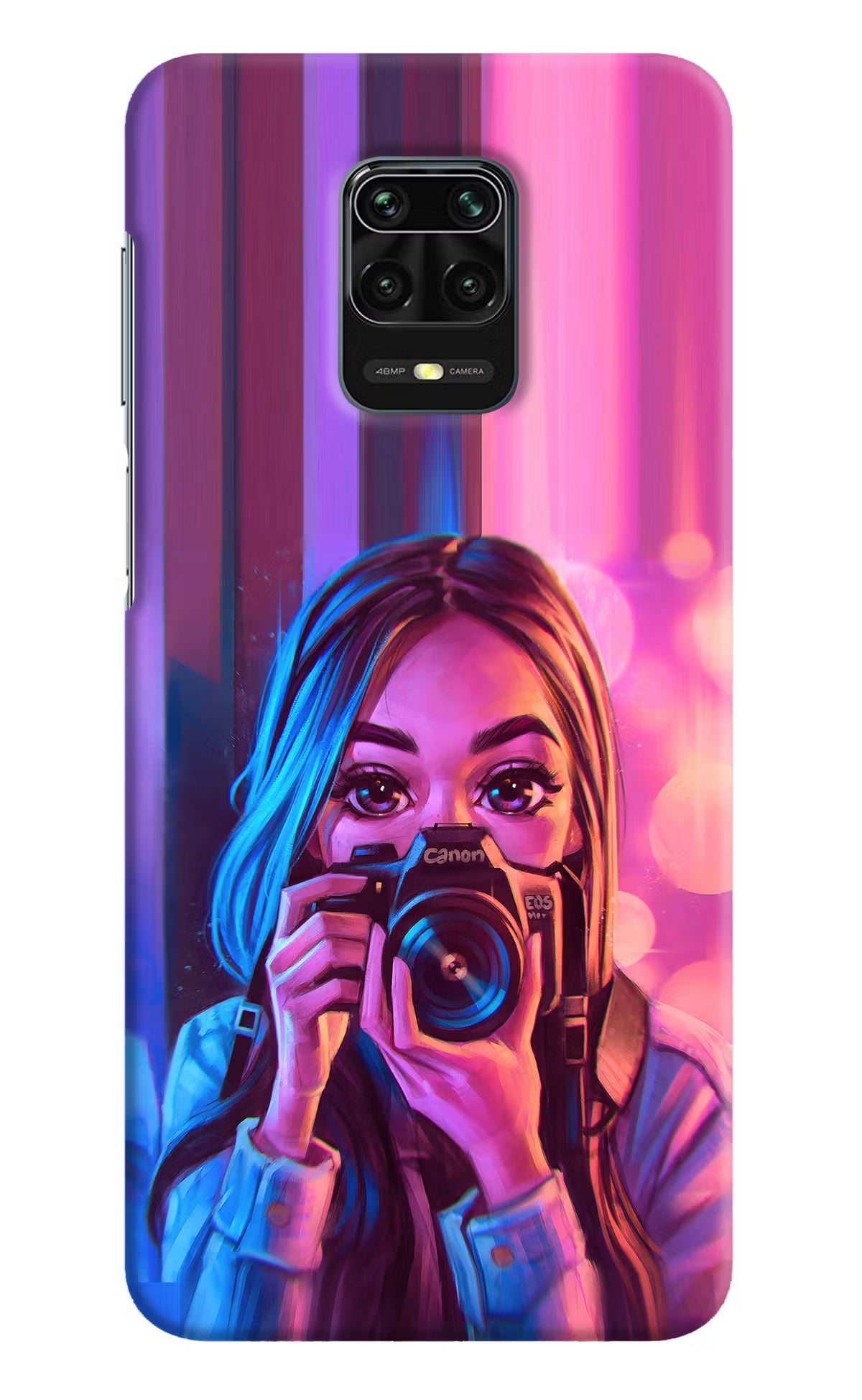Girl Photographer Redmi Note 9 Pro/Pro Max Hard Case Back Cover by Casekaro
