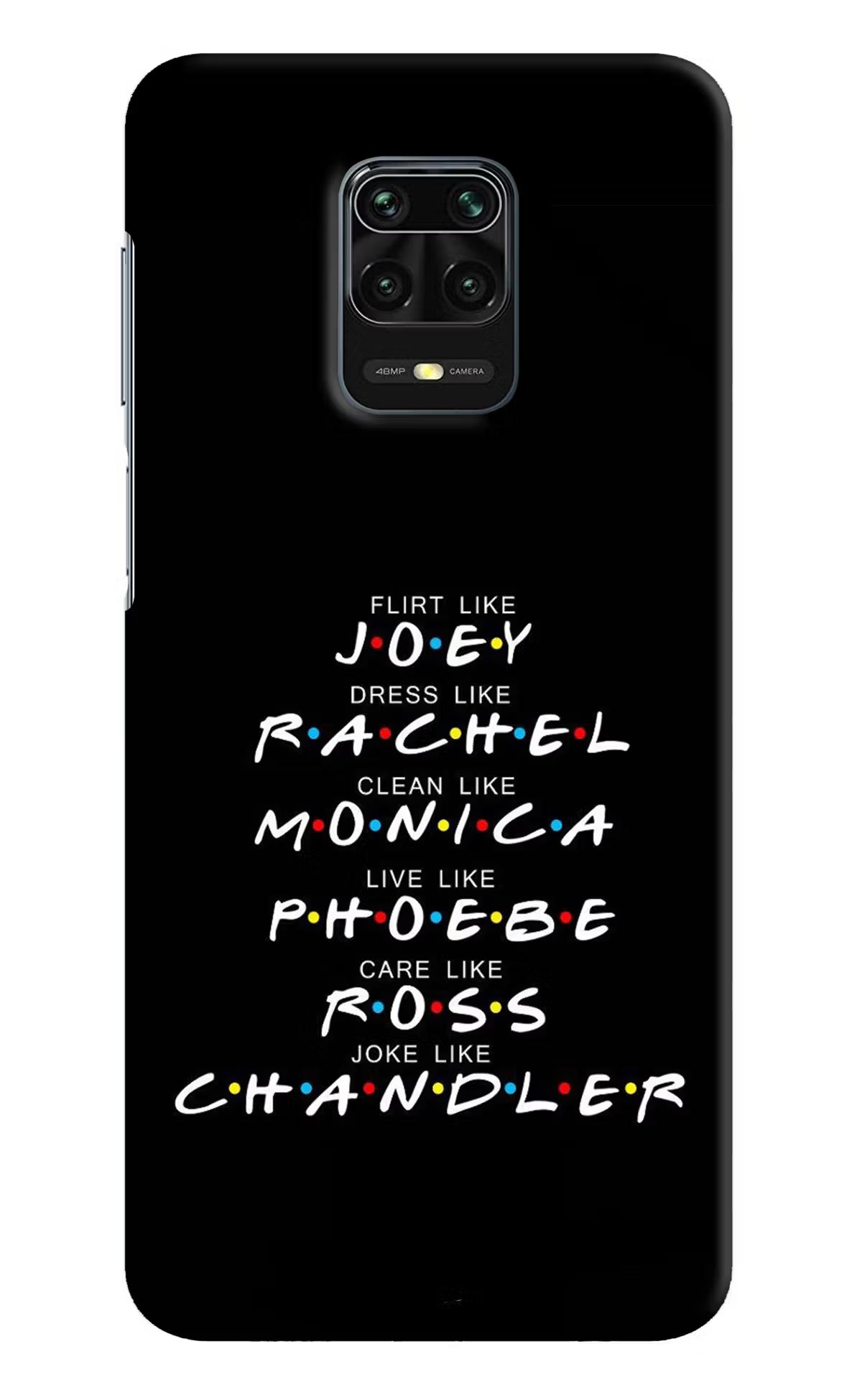 FRIENDS Character Redmi Note 9 Pro/Pro Max Hard Case Back Cover by Casekaro