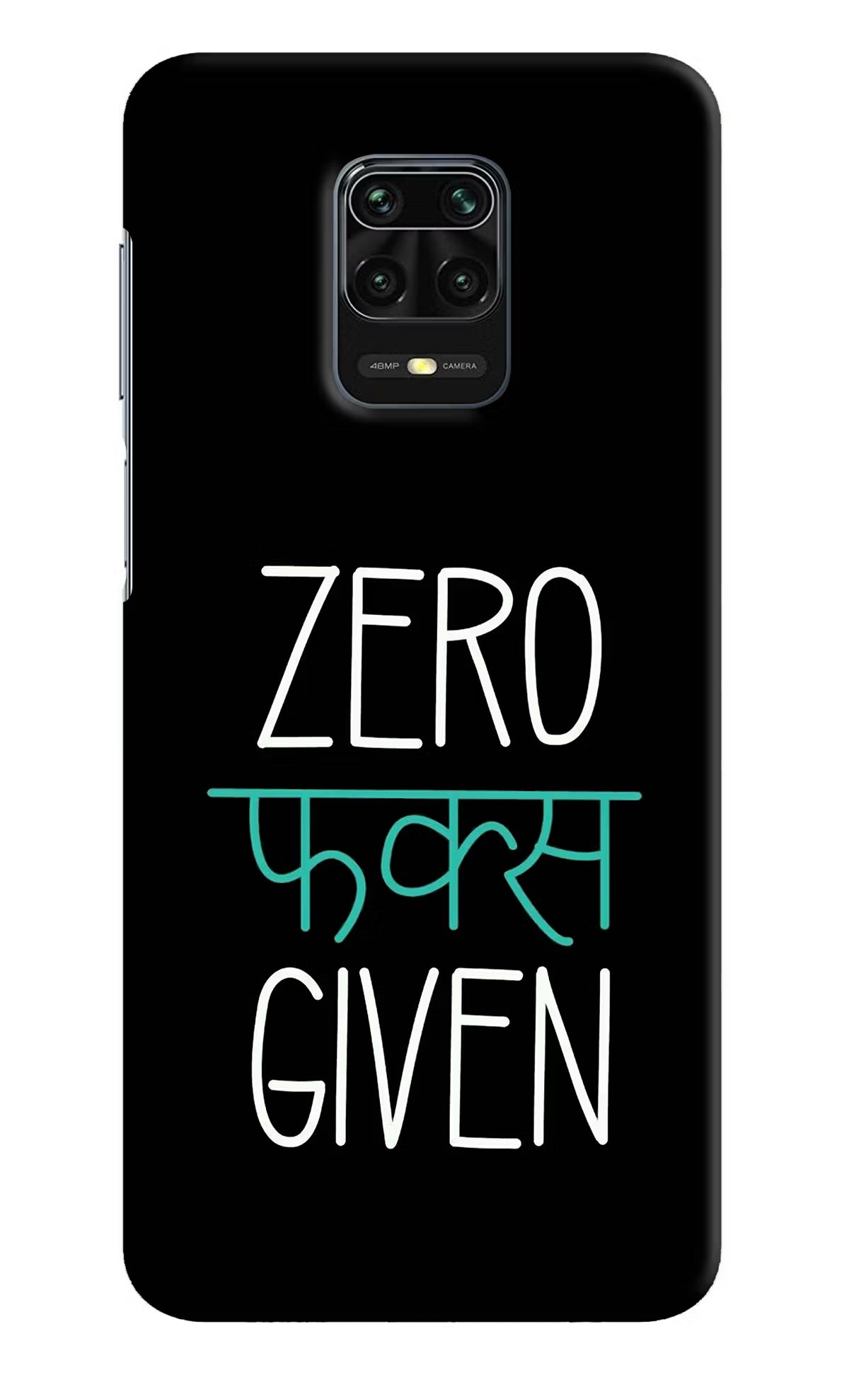 Zero Fucks Given Redmi Note 9 Pro/Pro Max Hard Case Back Cover by Casekaro