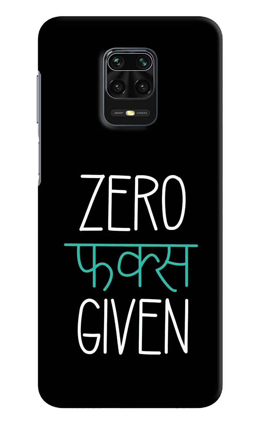 Zero Fucks Given Redmi Note 9 Pro/Pro Max Back Cover, Hard case