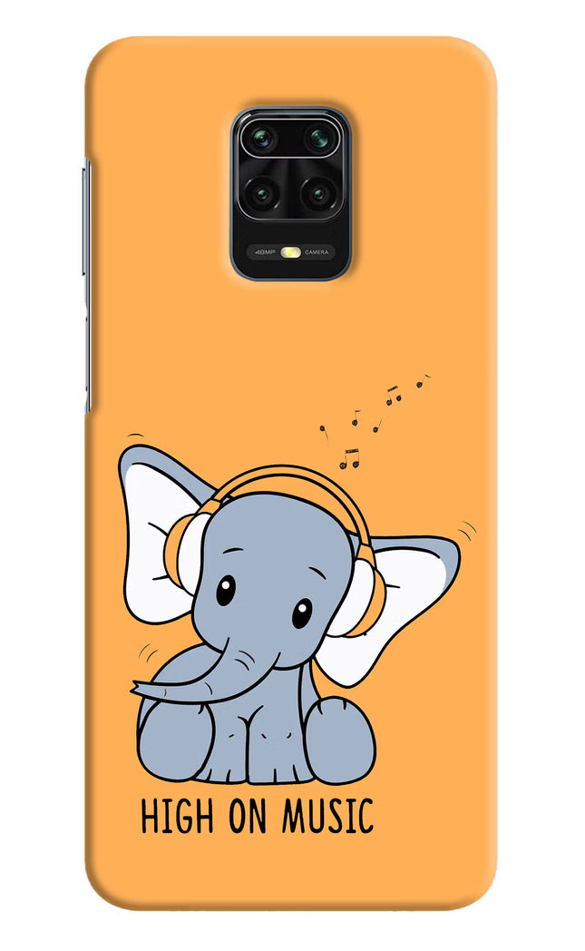 High On Music Redmi Note 9 Pro/Pro Max Hard Case Back Cover by Casekaro