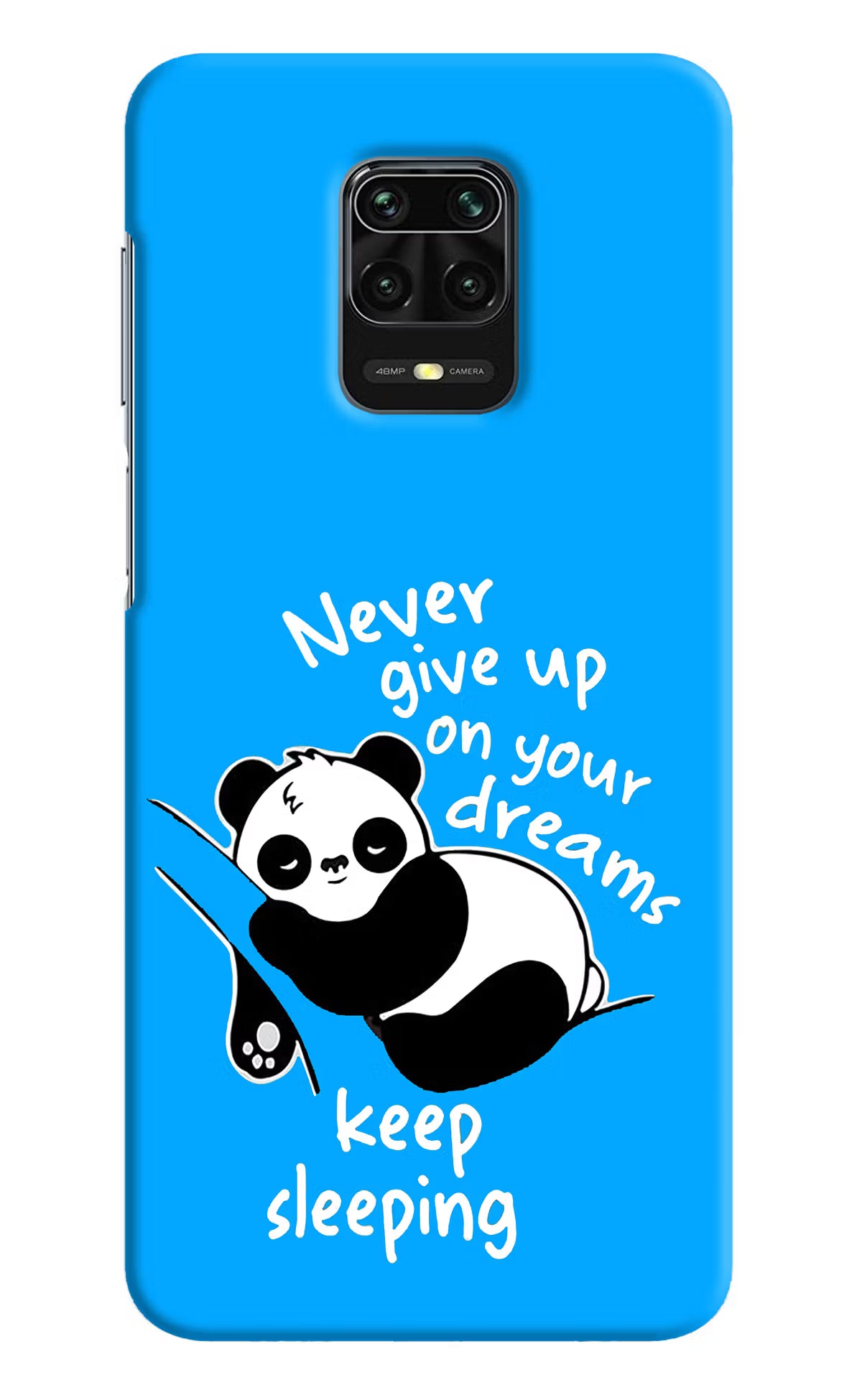 Keep Sleeping Redmi Note 9 Pro/Pro Max Hard Case Back Cover by Casekaro