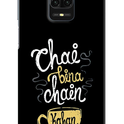 Chai Bina Chain Kaha Re Redmi Note 9 Pro/Pro Max Hard Case Back Cover by Casekaro