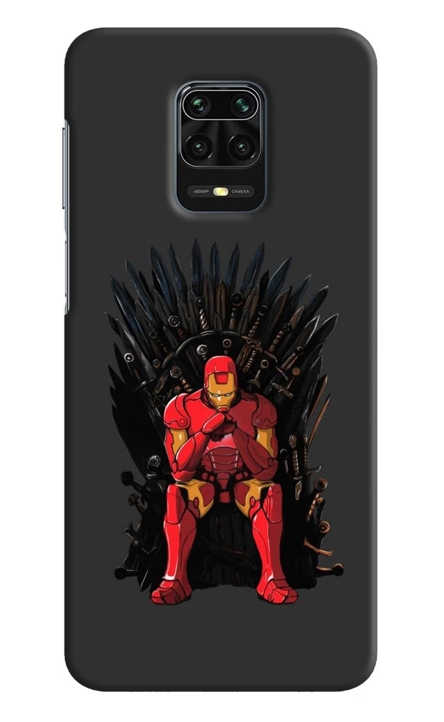 Ironman Throne Redmi Note 9 Pro/Pro Max Back Cover, Hard case