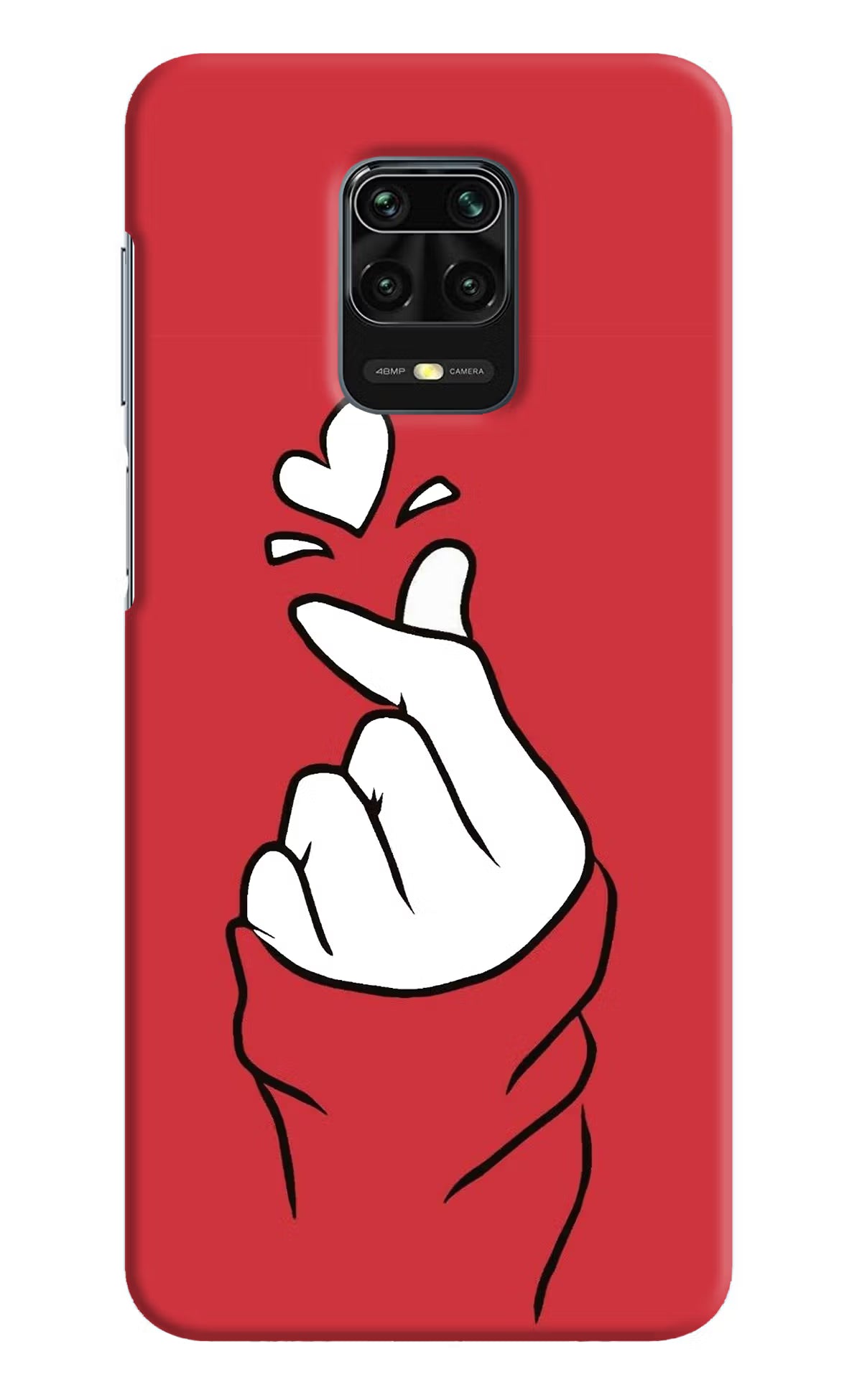 Korean Love Sign Redmi Note 9 Pro/Pro Max Hard Case Back Cover by Casekaro