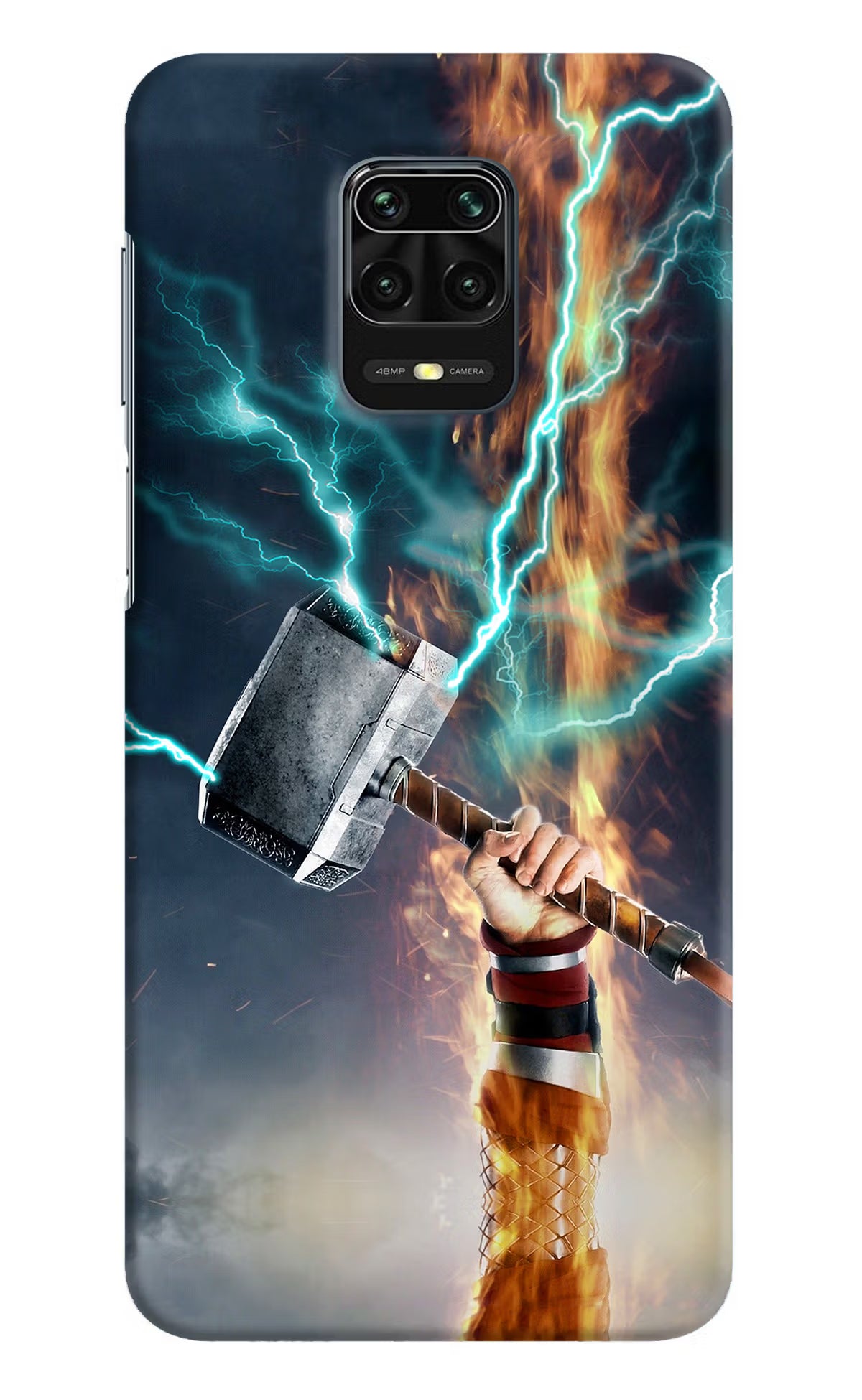 Thor Hammer Mjolnir Redmi Note 9 Pro/Pro Max Hard Case Back Cover by Casekaro