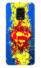Superman logo Redmi Note 9 Pro/Pro Max Hard Case Back Cover by Casekaro