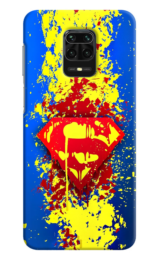 Superman logo Redmi Note 9 Pro/Pro Max Hard Case Back Cover by Casekaro